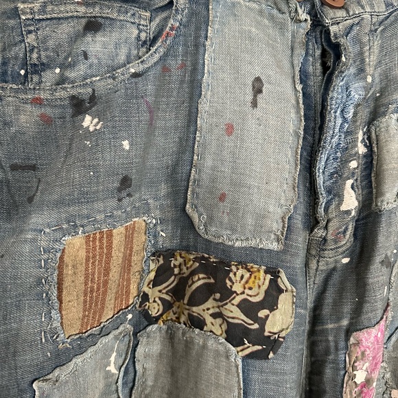 Bohemian Patchwork Pants by Magnolia Pearl - Picture 5 of 12